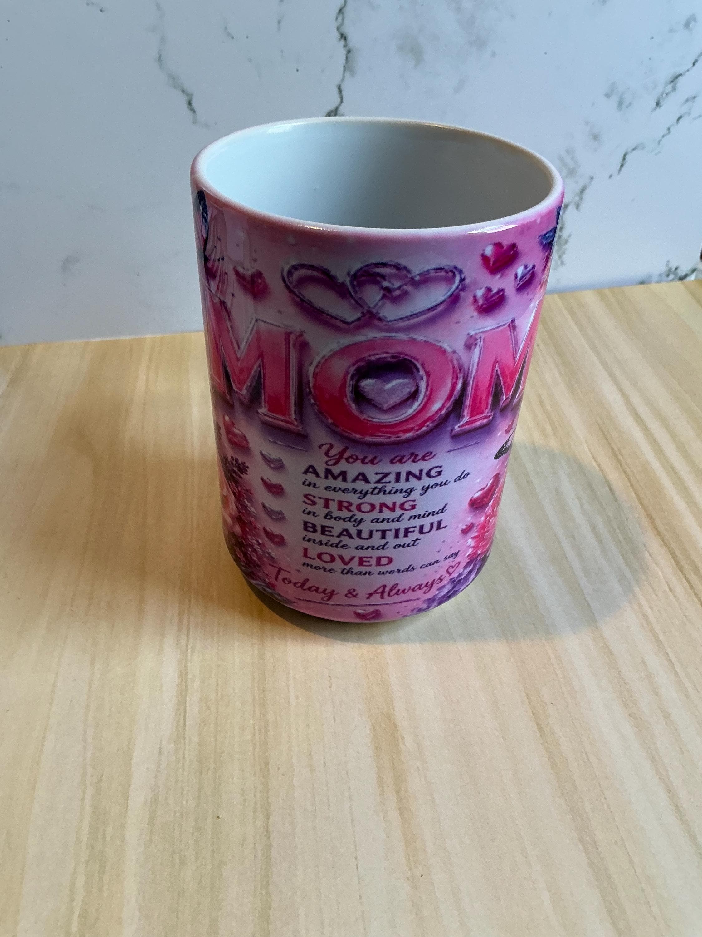 Mothers Day Gift Grandma Mug Sublimated Ceramic Coffee Cup Birthday Present Appreciation Keepsake Personalized Grandmother Handcrafted