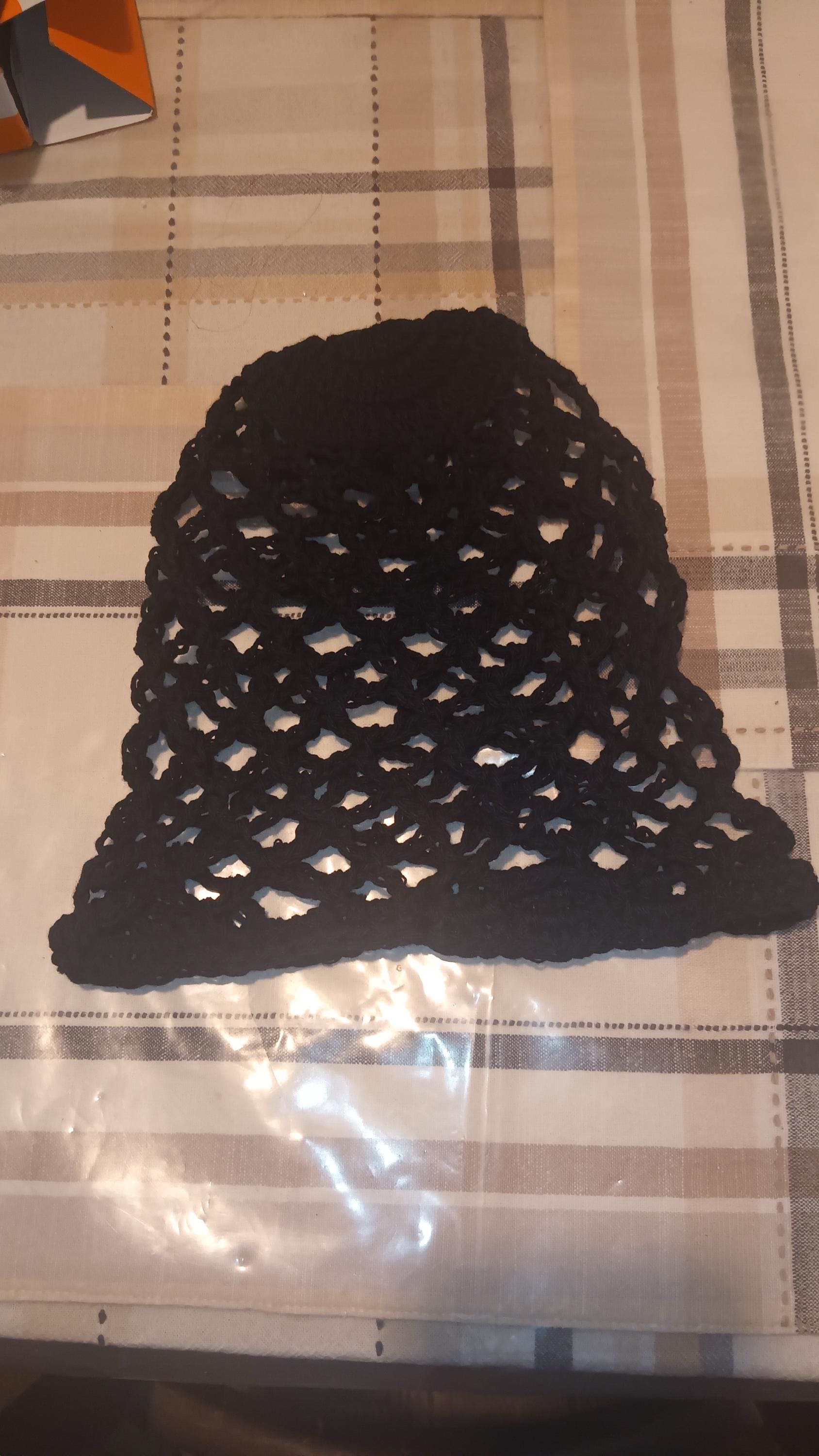 Crochet mesh beanie, beanie