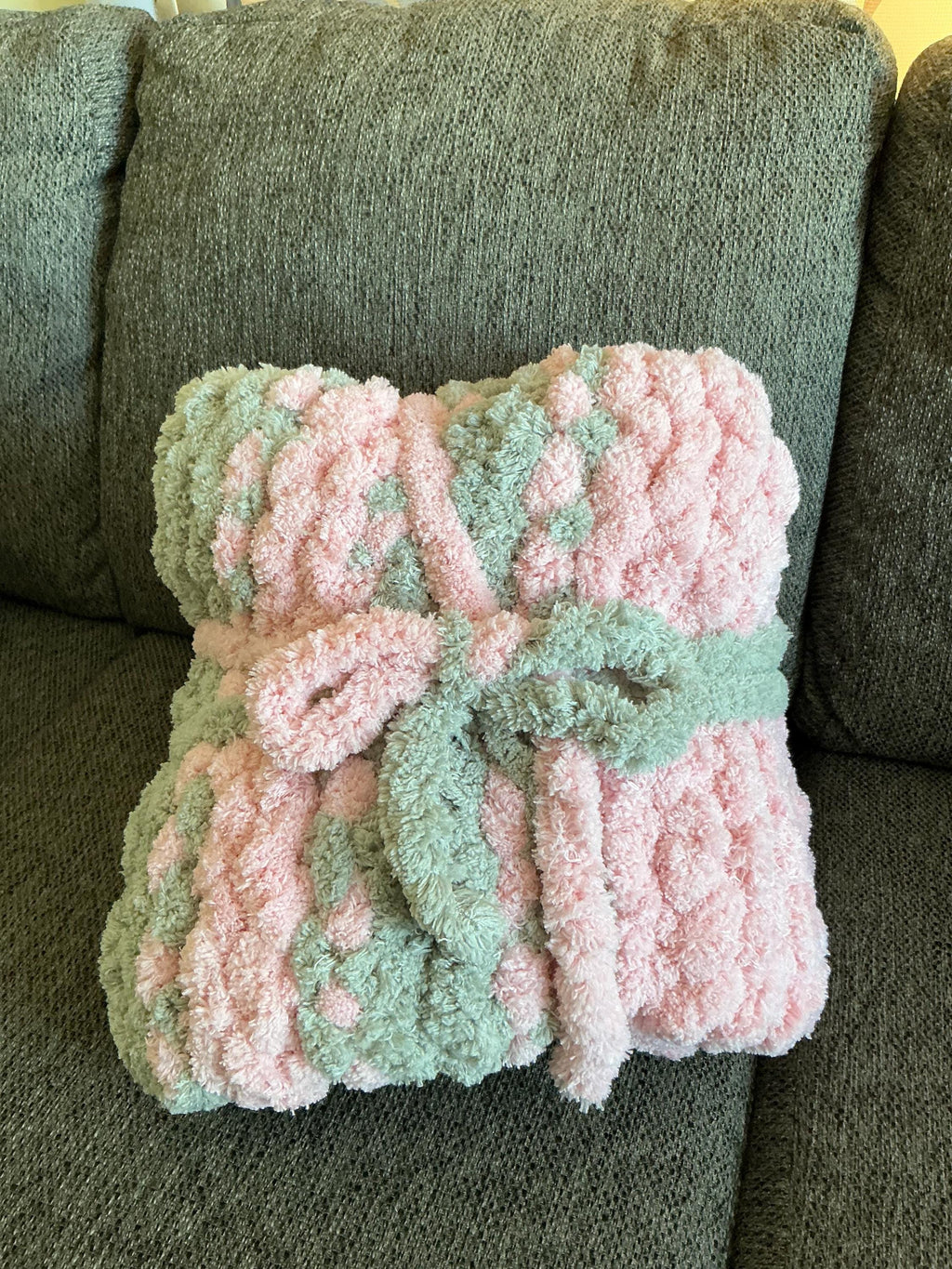 Hand Knit Chunky Blanket – Baby, Lap & Throw