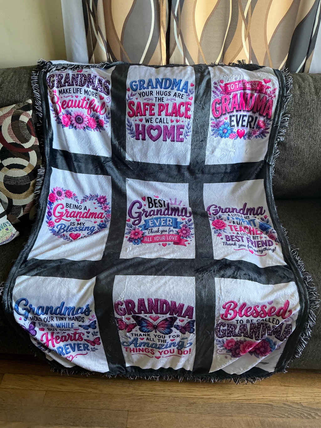Personalized Photo Blanket | Custom Memory Blanket | Mom Gift | Grandma Gift | Memorial Blanket | Family Picture Blanket | 50x60 Soft Throw