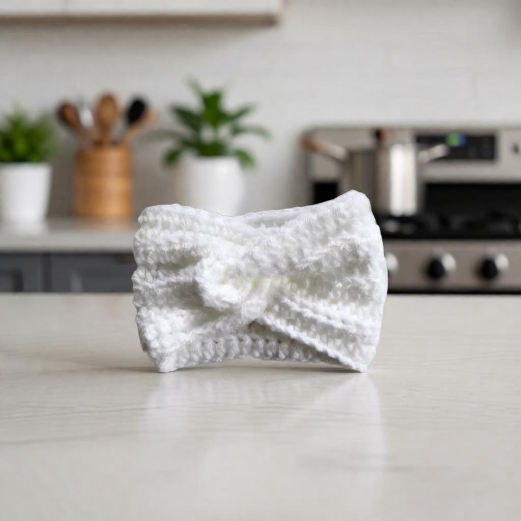 Girls Handmade Crochet Headband for Little Ones, girls head warmer, bandana