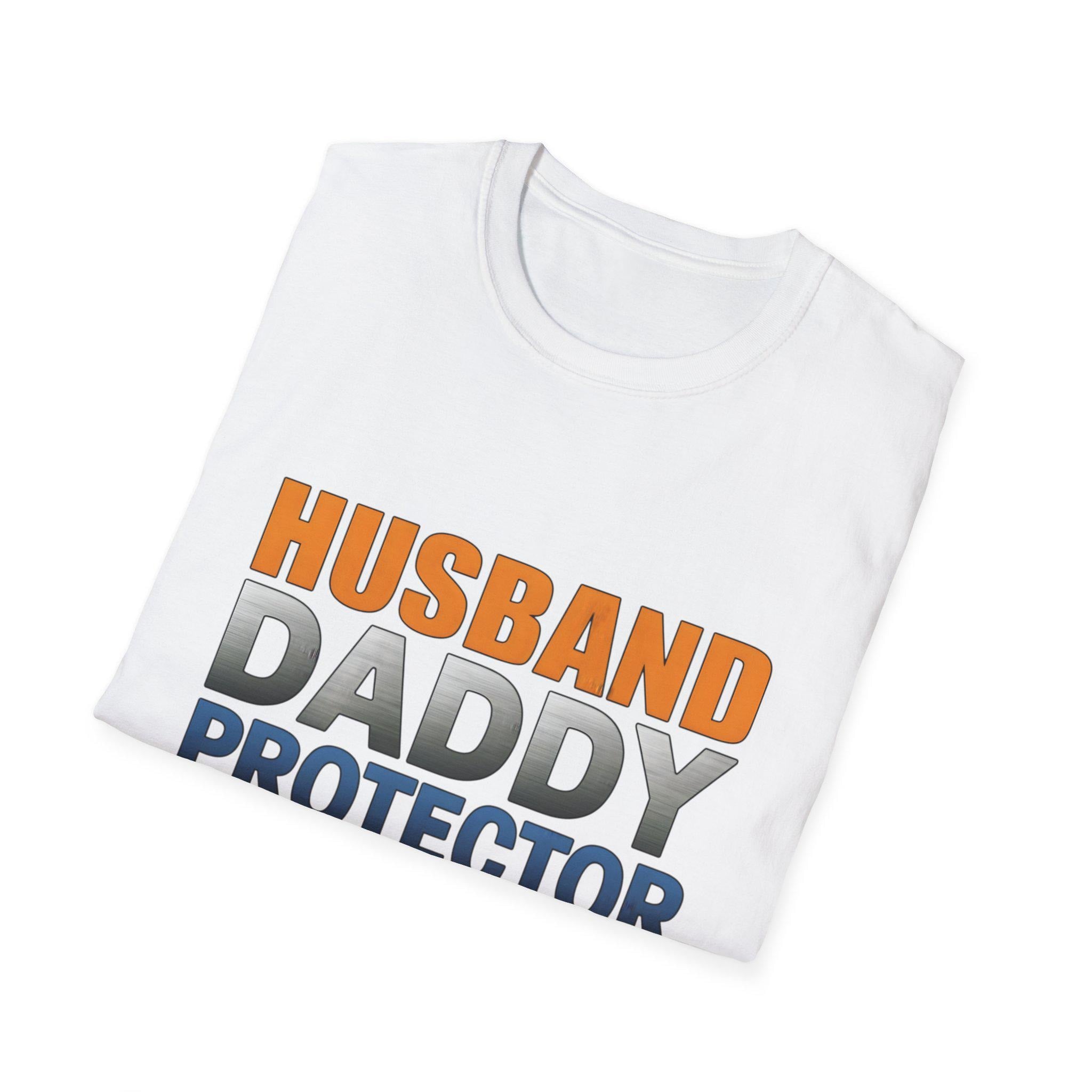 Hero Dad T-Shirt, Husband Daddy Protector Design