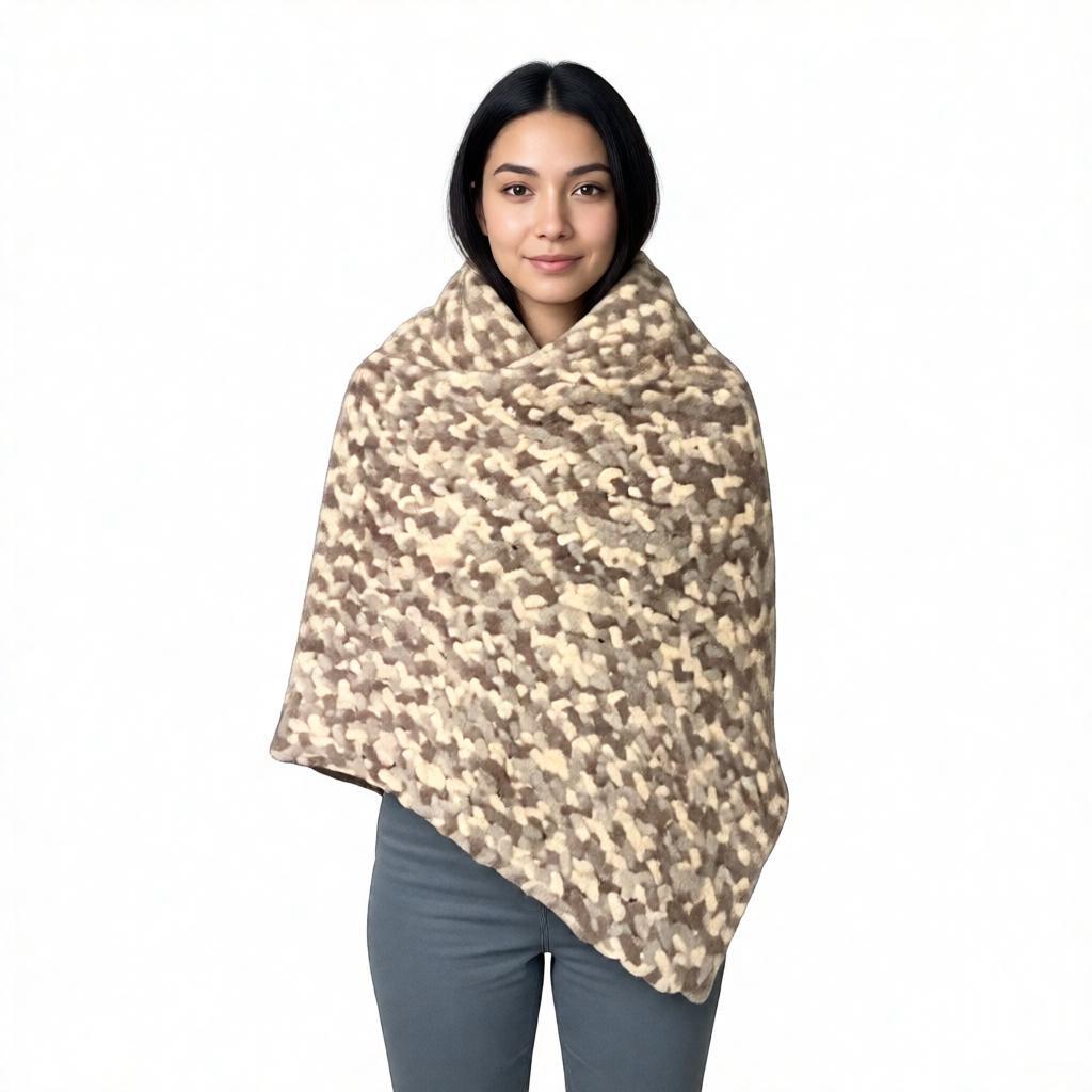Hand knit lap blanket/baby blankets/throw