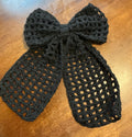 Crochet pigtails  hair bows,