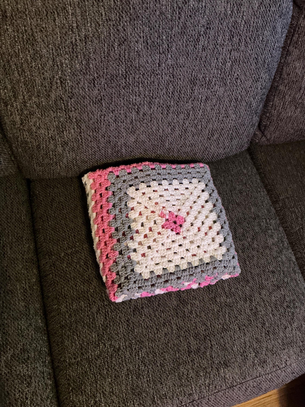 Handmade Crochet Baby Set – Granny Square, Hat and Headband