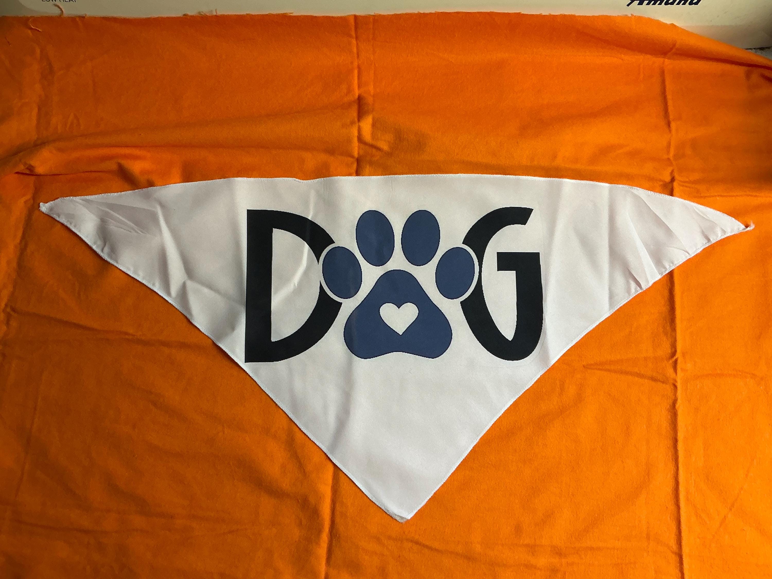 Custom Sublimated Pet Bandana: Lightweight Polyester