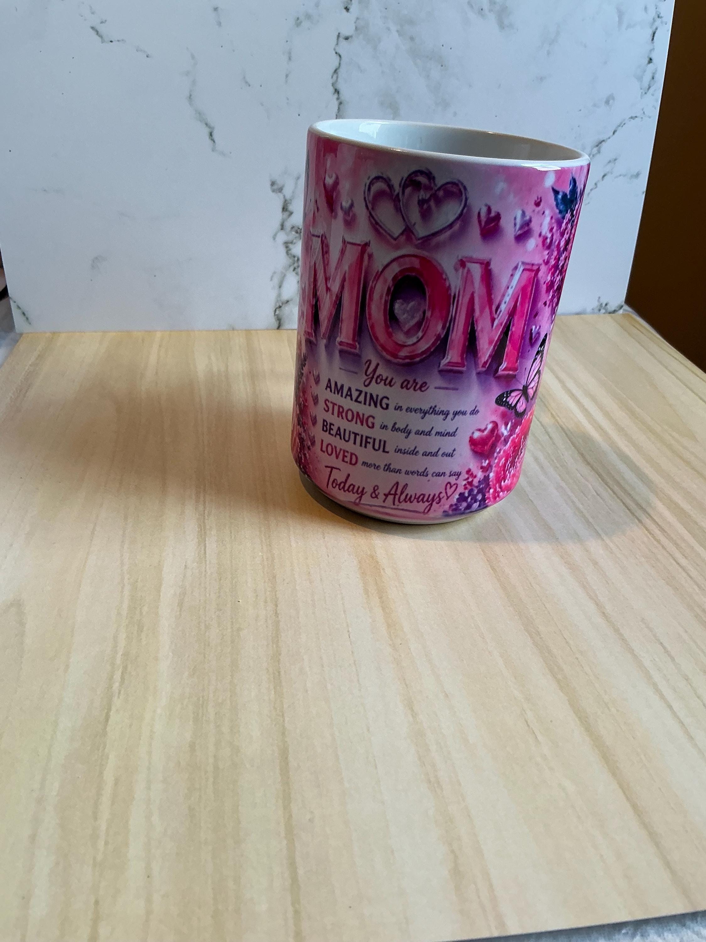 Mothers Day Gift Grandma Mug Sublimated Ceramic Coffee Cup Birthday Present Appreciation Keepsake Personalized Grandmother Handcrafted