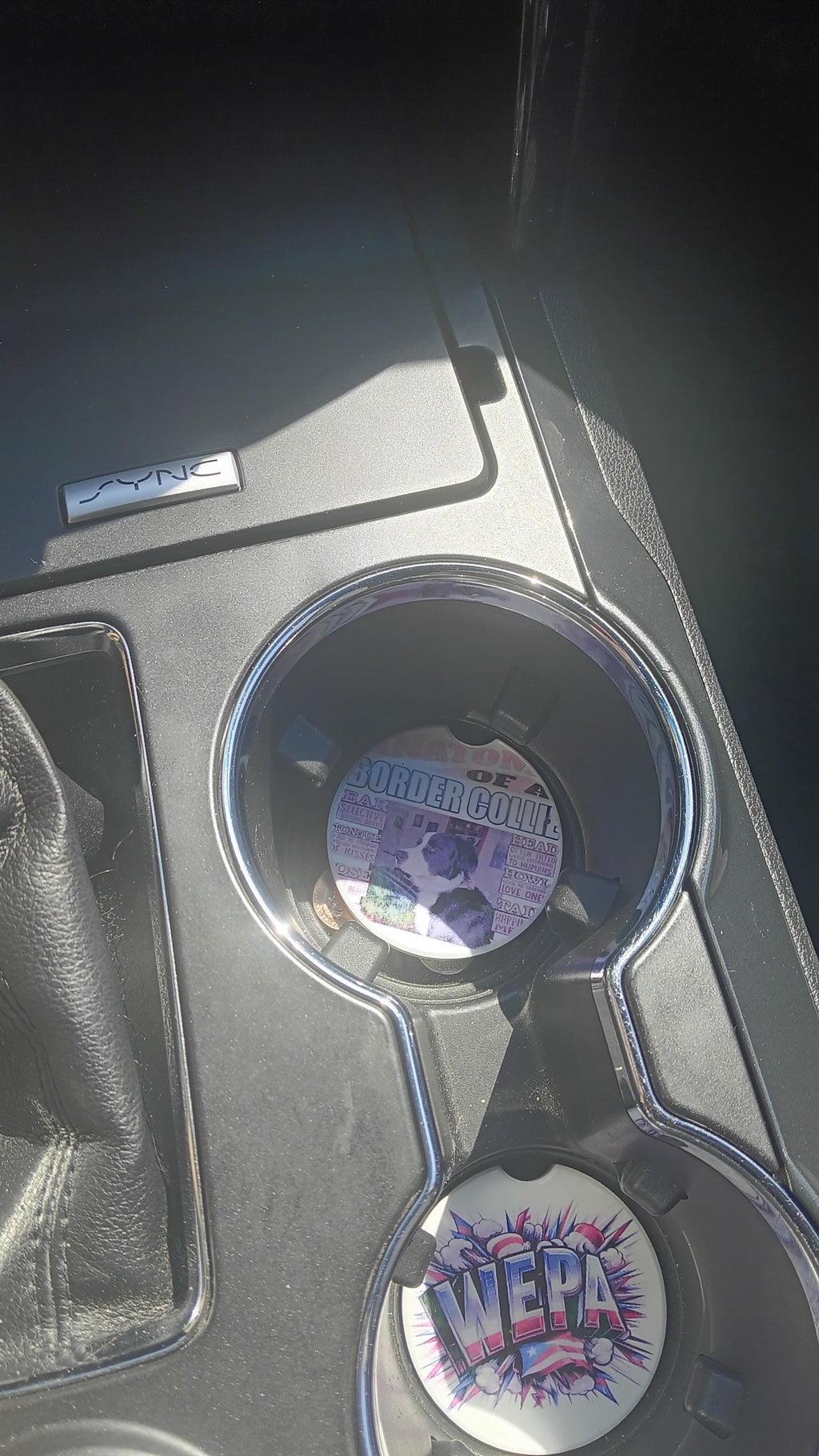 Car coasters, sublimation coaster