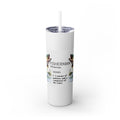 Skinny Tumbler with Straw, 20oz, Fathers Day gifts, fisherman gifts