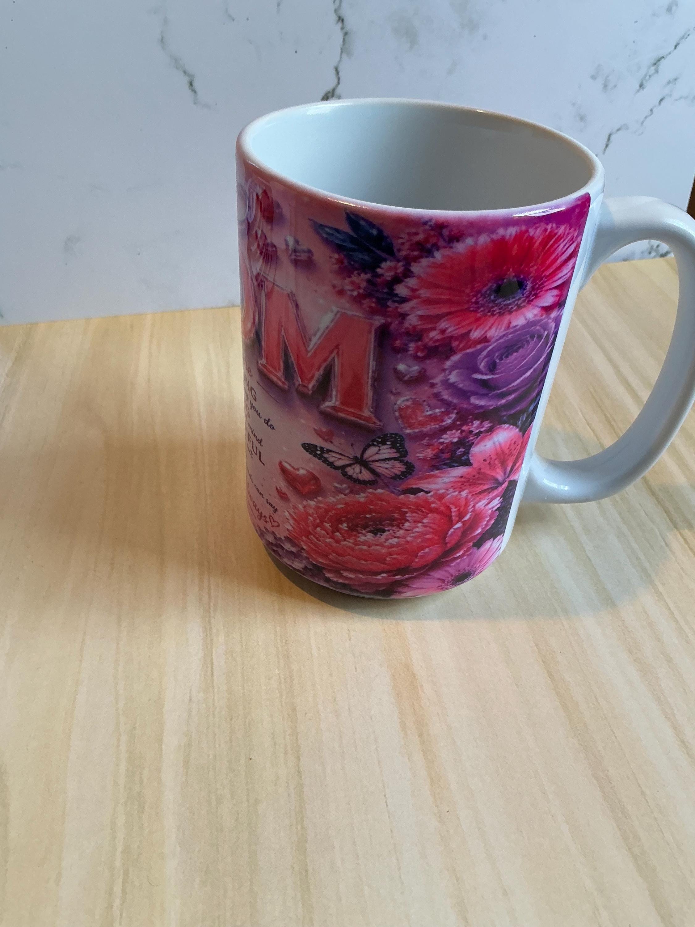Mothers Day Gift Grandma Mug Sublimated Ceramic Coffee Cup Birthday Present Appreciation Keepsake Personalized Grandmother Handcrafted