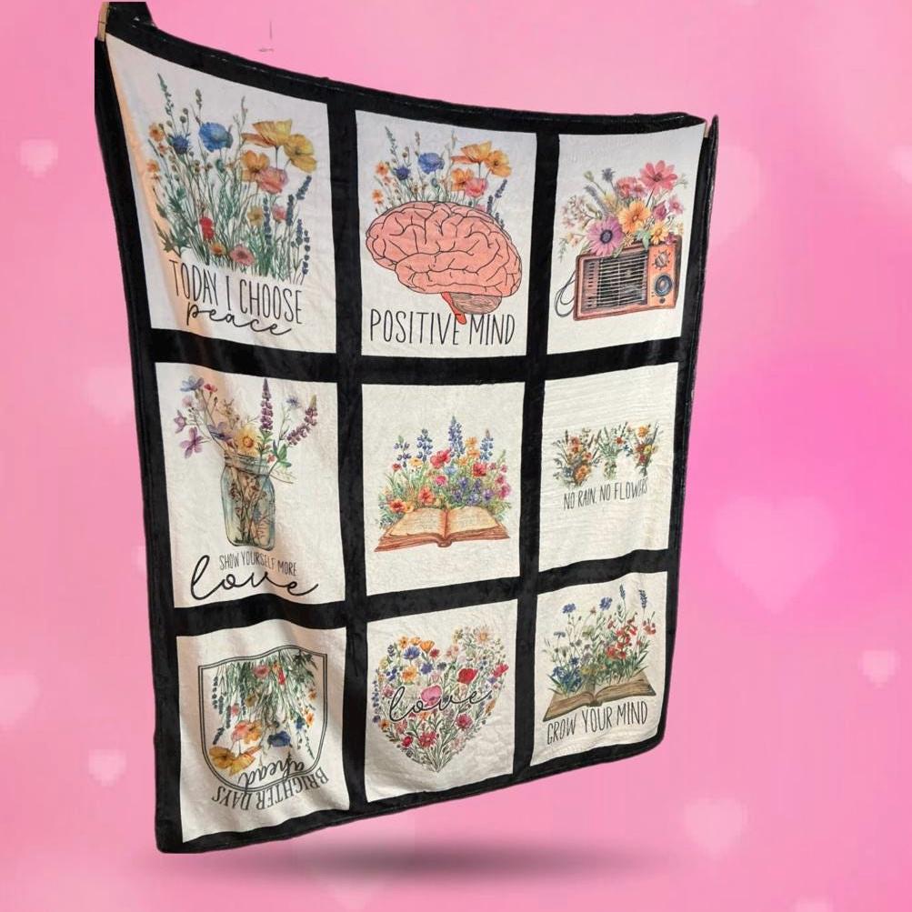 Personalized Photo Blanket | Custom Memory Blanket | Mom Gift | Grandma Gift | Memorial Blanket | Family Picture Blanket | 50x60 Soft Throw