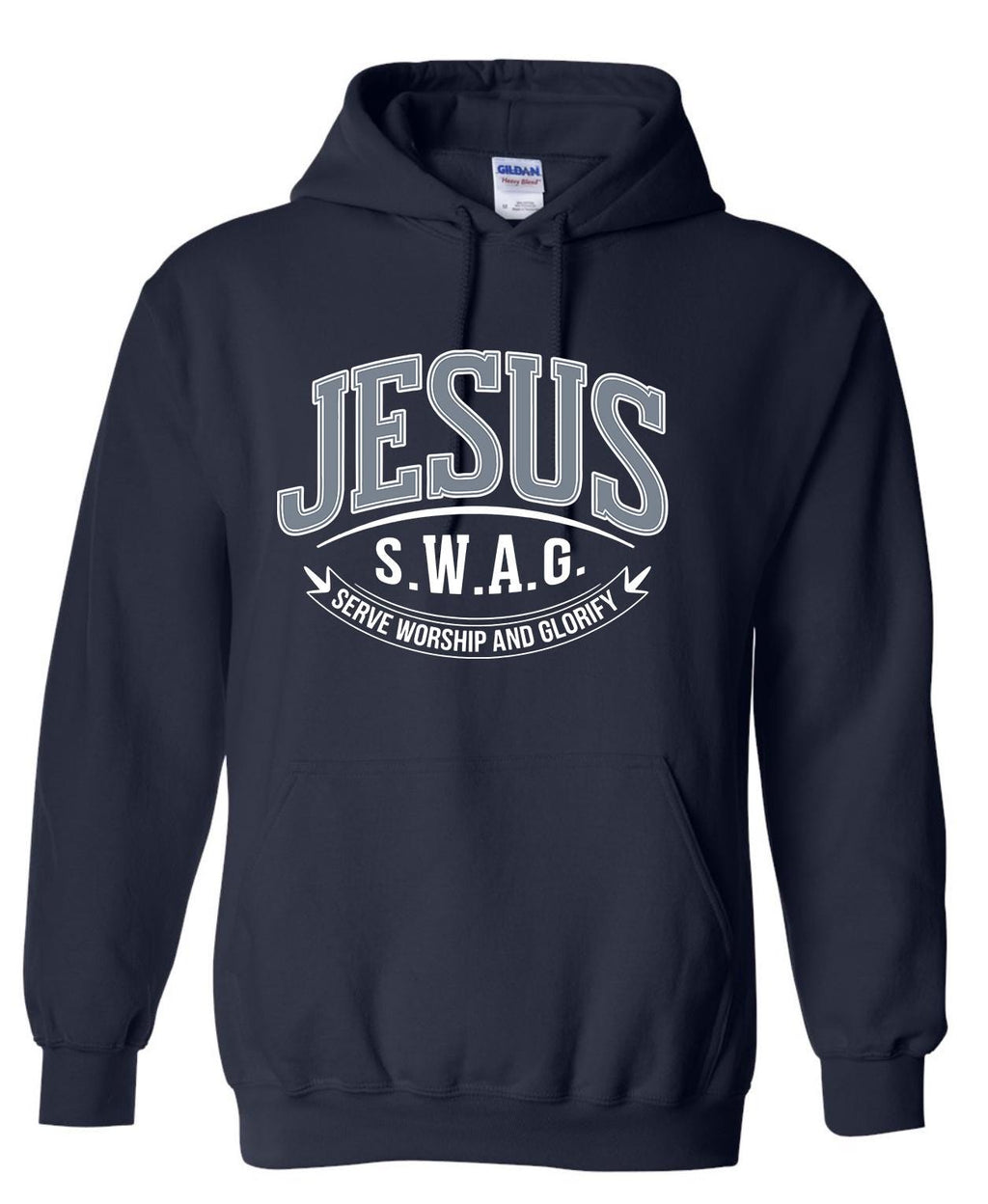 Unisex Navy Blue Hoodie: Entrepreneur Design