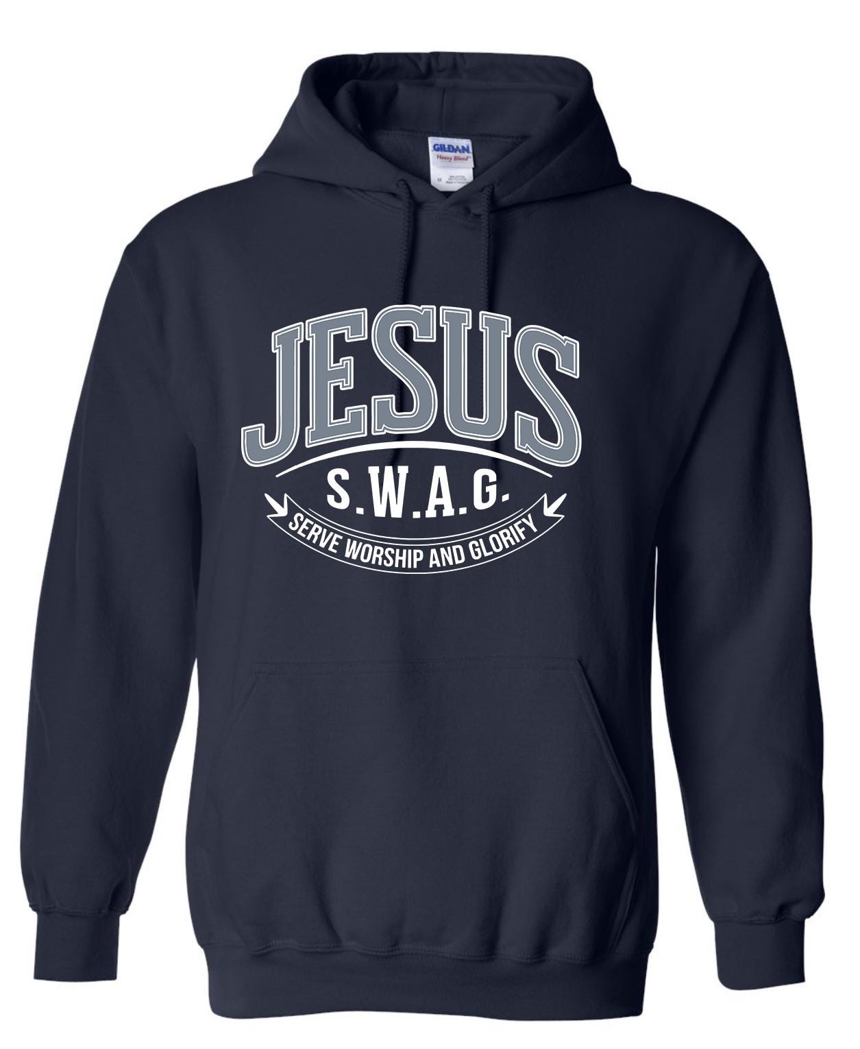 Unisex Navy Blue Hoodie: Entrepreneur Design