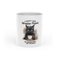 Cat Mug: I Don't Like Morning People - 11oz Ceramic Mug