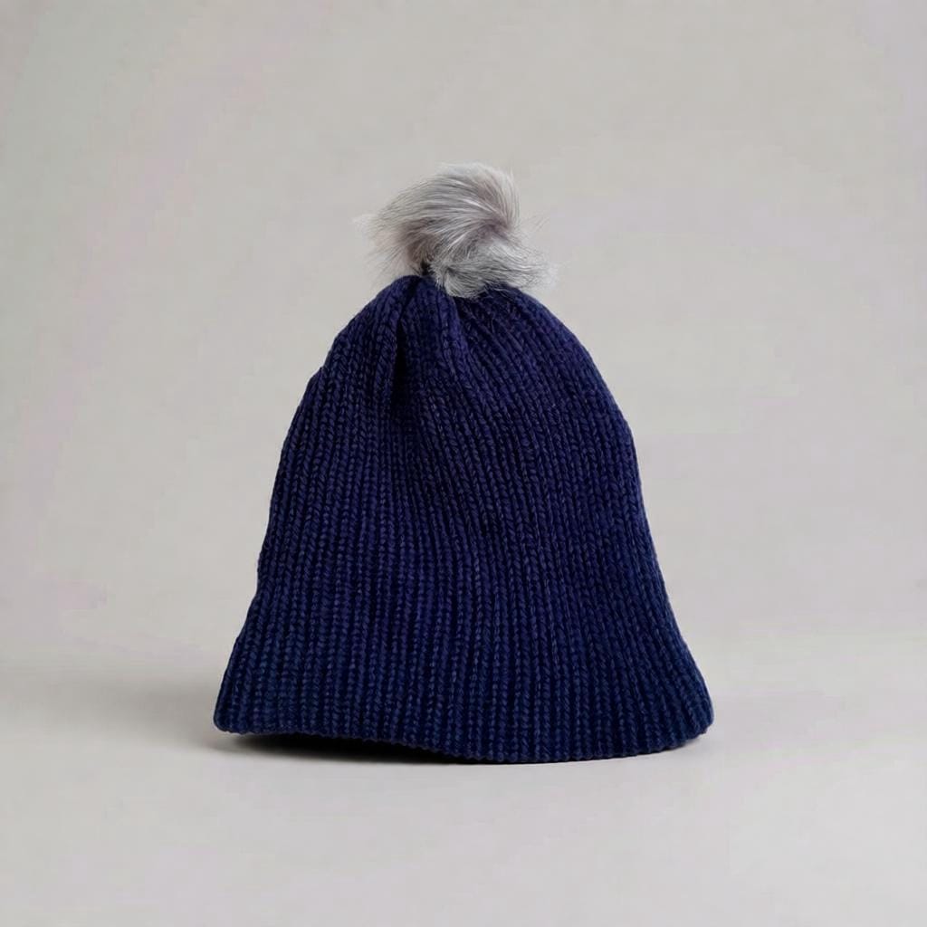 Sentro 48peg Knit Beanie: Soft, Warm, Striped Winter Hat