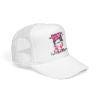 Warrior Embroidered Foam Trucker Hat: Strong Women's Cap