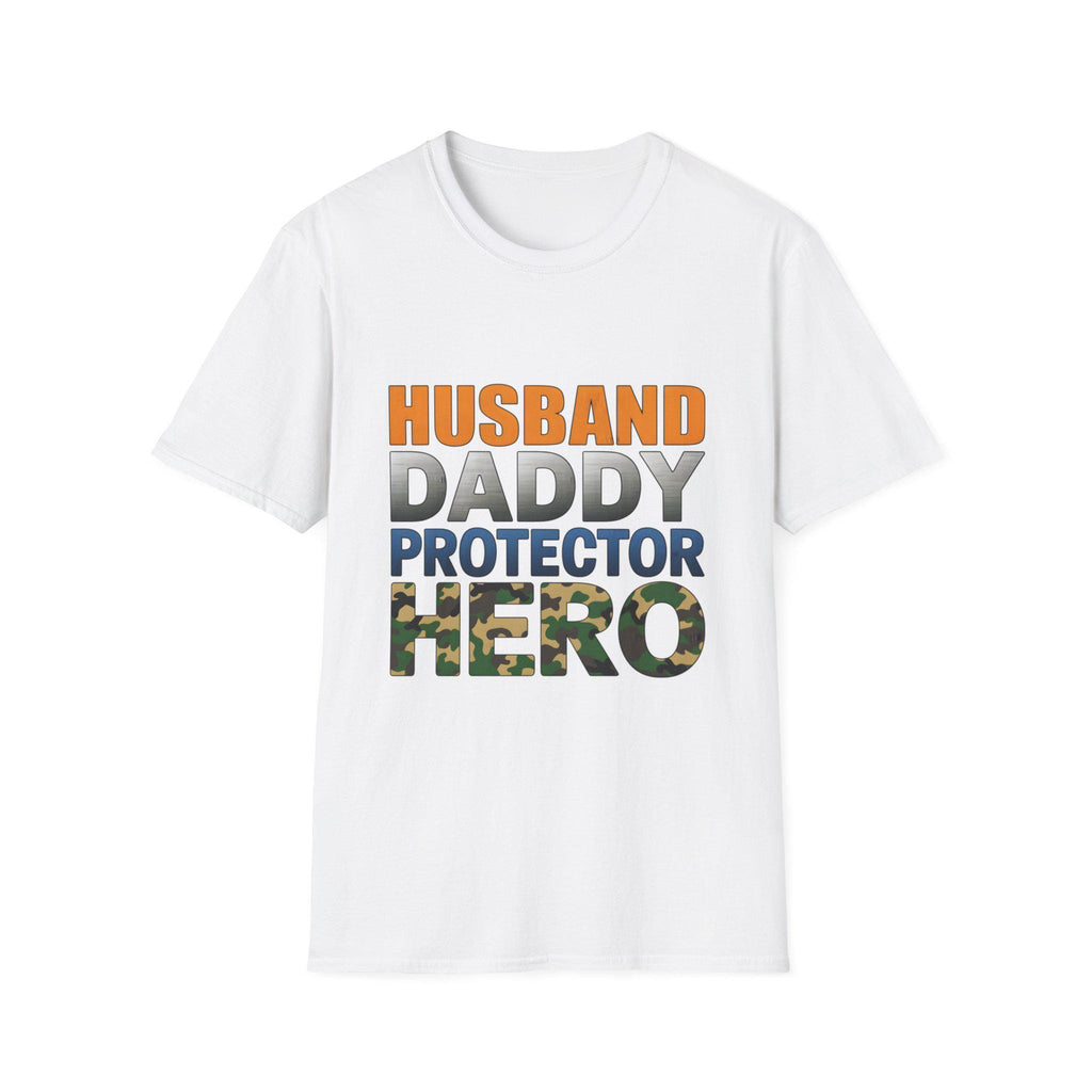 Hero Dad T-Shirt, Husband Daddy Protector Design