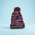 Sentro 48peg Knit Beanie: Soft, Warm, Striped Winter Hat