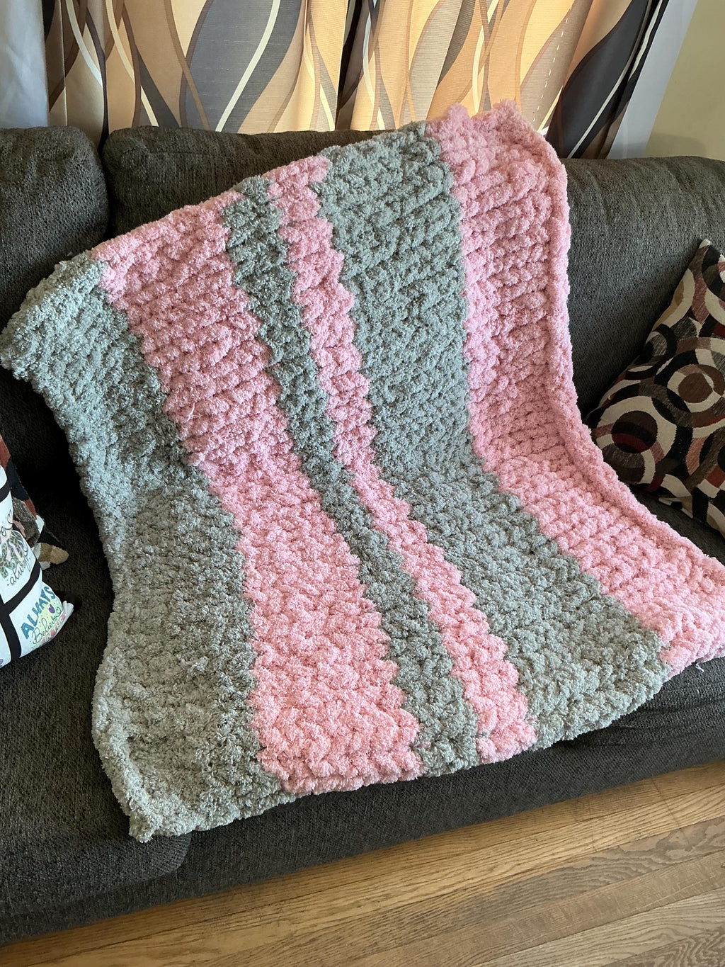 Hand Knit Chunky Blanket – Baby, Lap & Throw