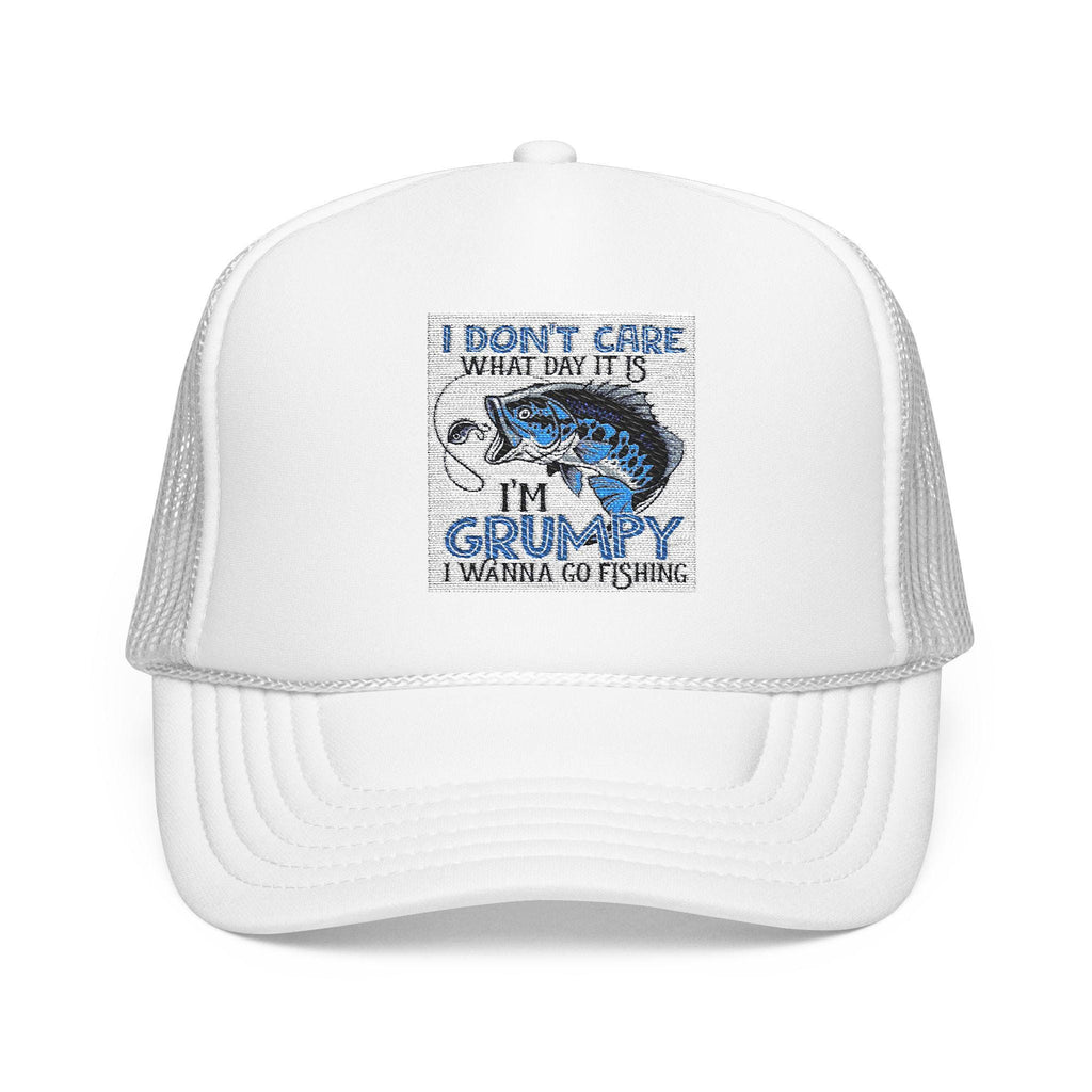 Grumpy Fishing Foam Trucker Hat: Angler Outdoor Accessory