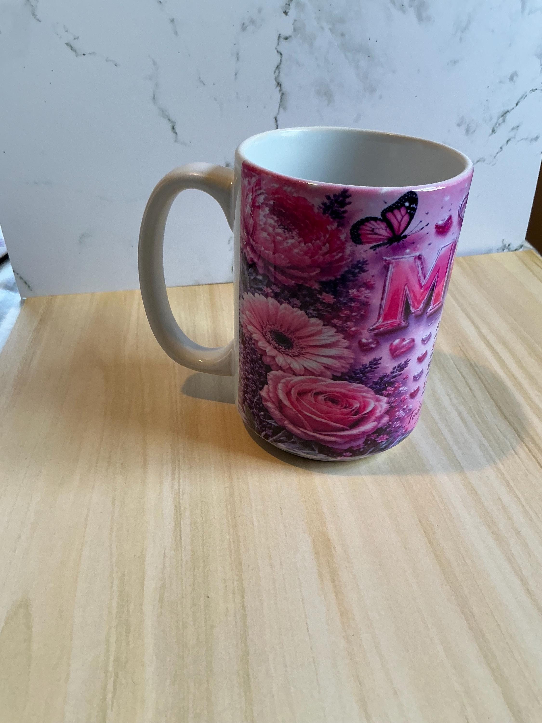 Mothers Day Gift Grandma Mug Sublimated Ceramic Coffee Cup Birthday Present Appreciation Keepsake Personalized Grandmother Handcrafted