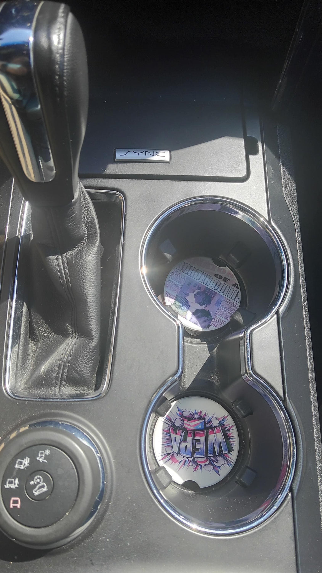 Car coasters, sublimation coaster