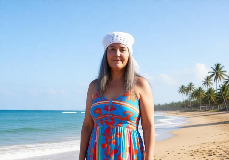 Handmade Crochet Bandana: Boho Style Hair Accessory