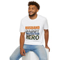 Hero Dad T-Shirt, Husband Daddy Protector Design