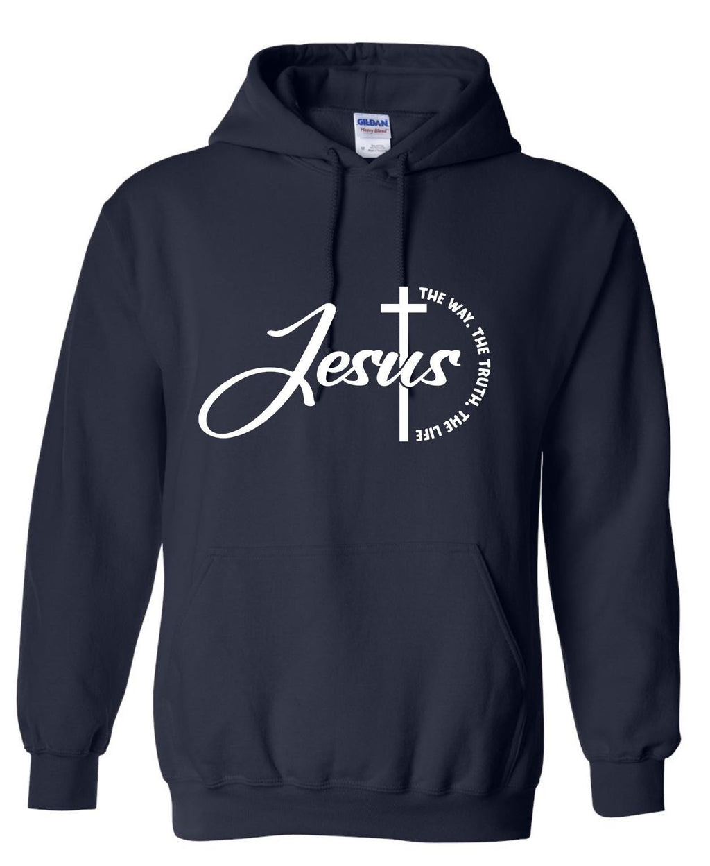 Unisex Navy Blue Hoodie: Entrepreneur Design